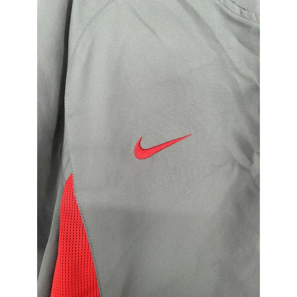 Nike Batting Jacket Short Sleeve‎ Quarter 1/4 Zip Button Rutgers Scarlet Knights